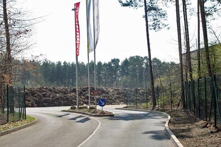 Zufahrt Kompostierungsanlage Weißwasser