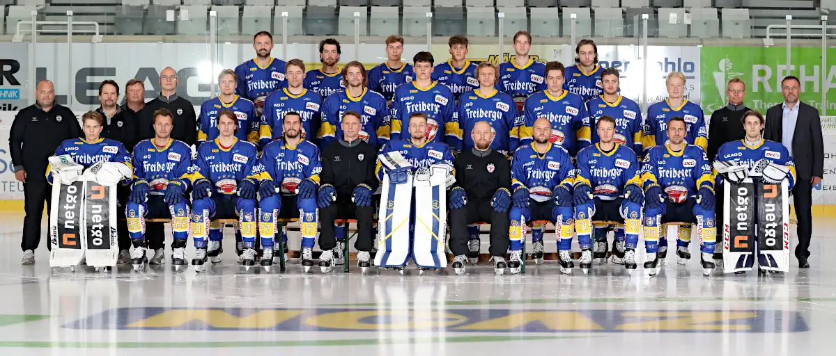 Mannschaft der Lausitzer Füchse