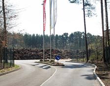 Zufahrt Kompostierungsanlage